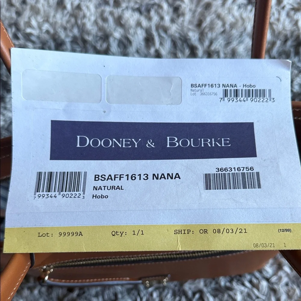 Dooney & Bourke Tan Leather Handbag